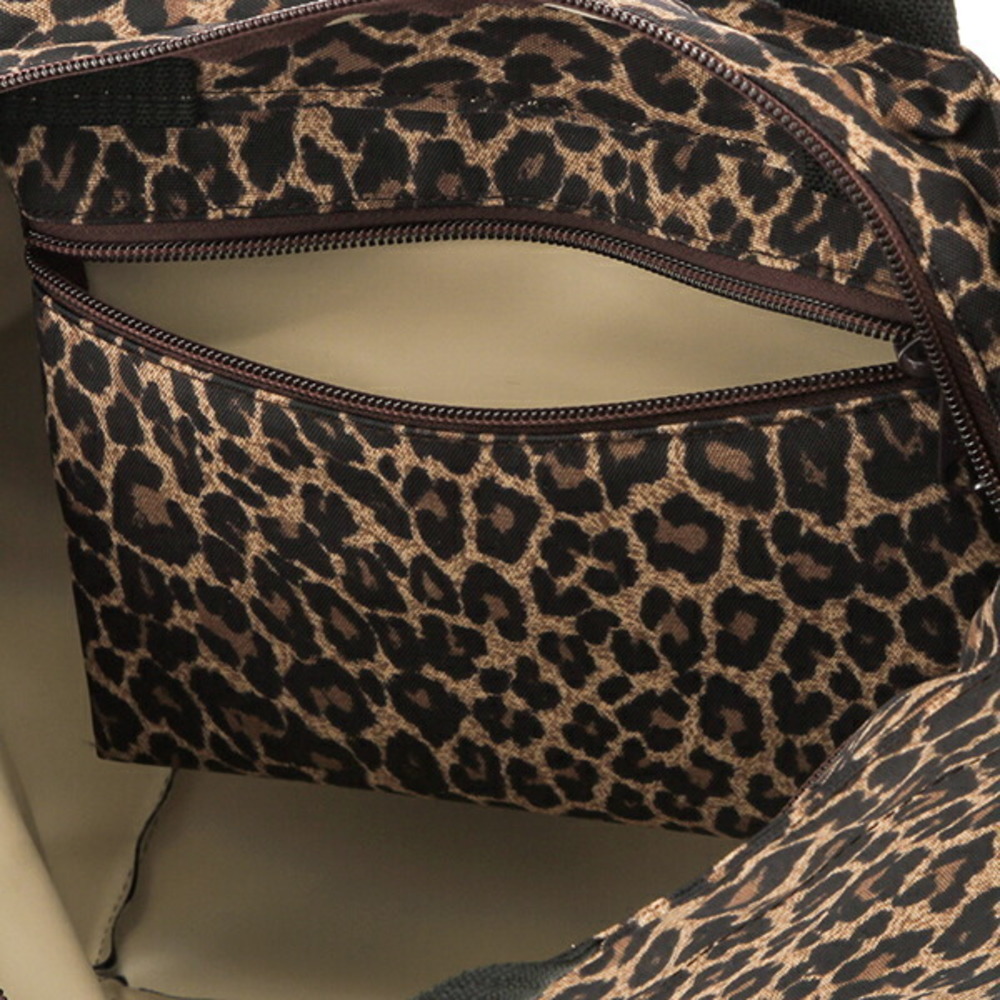 Herve Chapelier Basic Nylon Tote Bag Brown - image 6